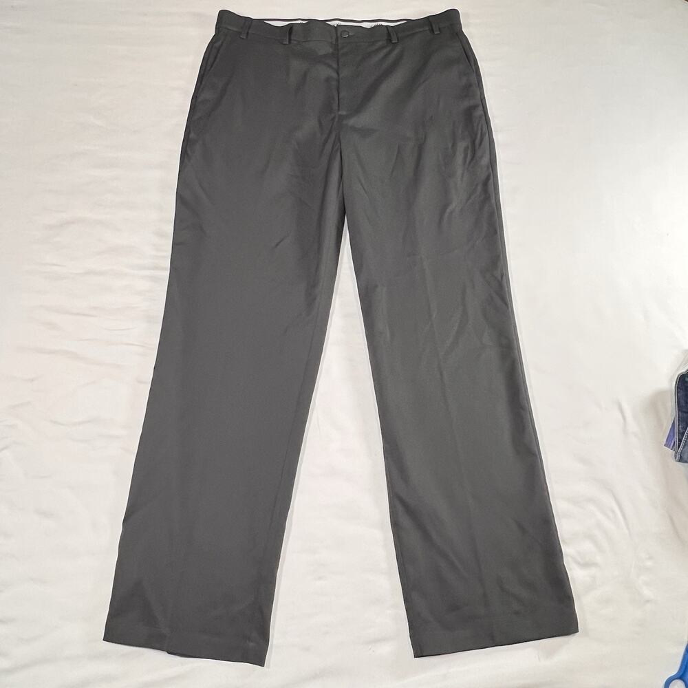 Callaway Golf Pants Mens Size 42x36 Gray Flat Front Performance Straight Chinos